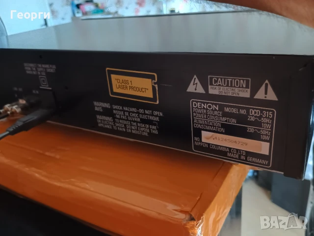 Denon DCD-315 16bit Burr Brown PCM1712, снимка 6 - Декове - 51234222