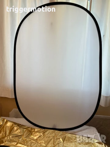 Neewer 5 в 1 мултифункционален фотографски рефлектор за студио и външна фотография 100×150 см, снимка 4 - Светкавици, студийно осветление - 51407502