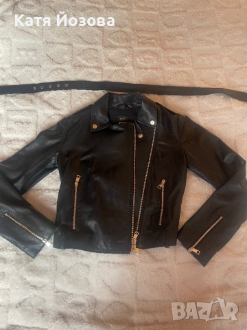 Кожено яке Liu Jo , снимка 4 - Якета - 52798942