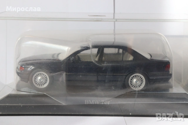 1/43 SCHABAK BMW 7 E38 ТЪМНО СИН КОЛИЧКА МОДЕЛ, снимка 2 - Колекции - 54131887