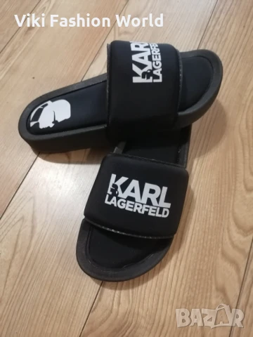 Дамски чехли KArl Lagerfeld, снимка 5 - Чехли - 51305179
