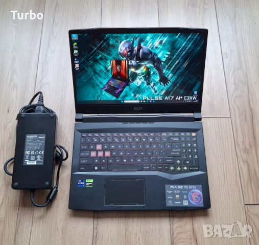 165Hz MSI Pulse Core i9-13900H/RTX 4060 140W 8GB GDDR6/16GB DDR5/1TB, снимка 2 - Лаптопи за игри - 54208673