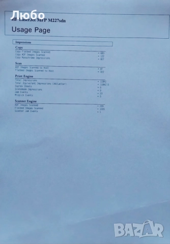 HP Лазерен принтер 4 в 1 LaserJet Pro MFP M227sdn, монохромен, A4, снимка 4 - Принтери, копири, скенери - 50479467