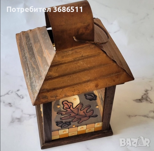 Винтидж фенер, снимка 3 - Декорация за дома - 52754643
