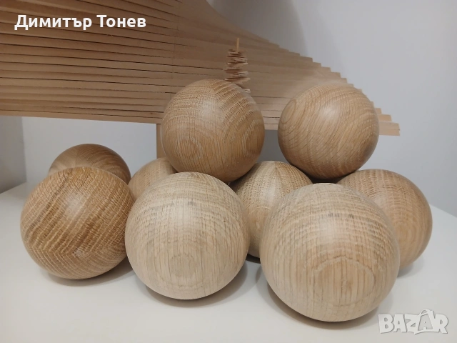дървени топки, топчета , снимка 5 - Декорация за дома - 53205345