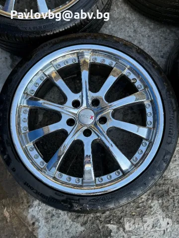 Джанти с гуми за Ауди 5/112/18, снимка 4 - Гуми и джанти - 50132442