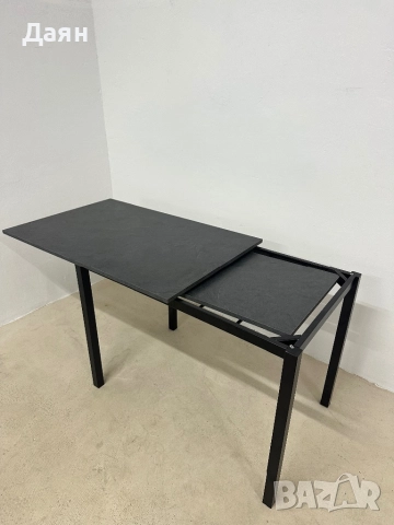 Разтегателна трапезна маса HOMCOM за 4-6 души , снимка 4 - Маси - 52570921