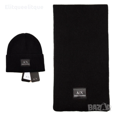 комплект шапка и шал в кутия Louis Vuitton polo hugo boss, снимка 15 - Шапки - 52199897