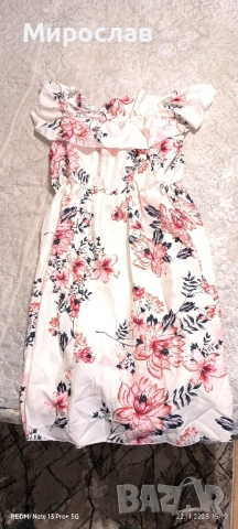 Дамска Ежедневна Рокля Размер S ЧОСТО НОВА ! ! !, снимка 3 - Рокли - 52506216