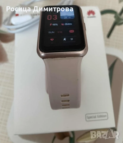 Смарт часовник HUAWEI WATCH FIT, снимка 2 - Смарт гривни - 51004380