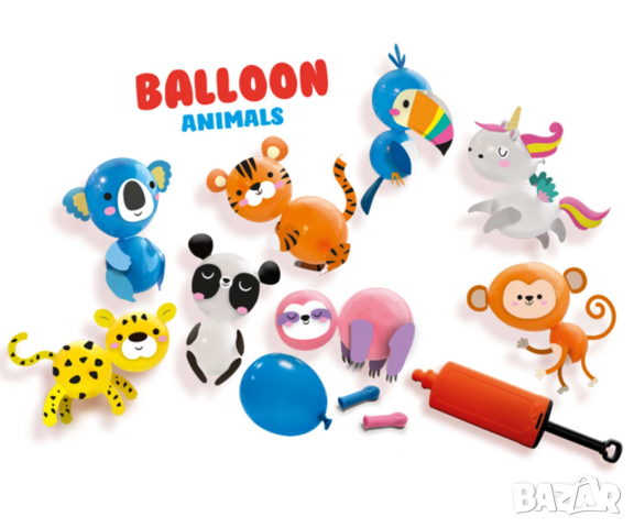 SES - Животни от балони, снимка 3 - Образователни игри - 44986555