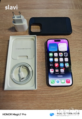 iPhone 14 Pro Purple 128GB Батерия 85%, снимка 4 - Apple iPhone - 52621168