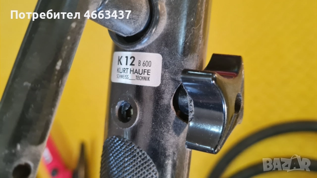 Ръкохватка за електрод -Фугохобел К12, снимка 4 - Други машини и части - 53001815