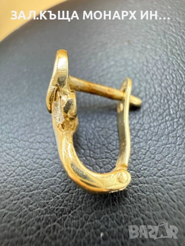 Златна обеца/обецата е само една, снимка 6 - Обеци - 51991998