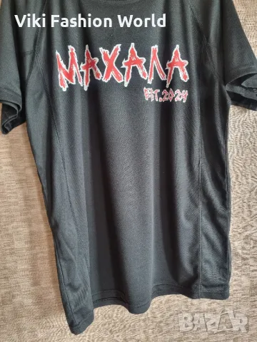 тениска "Махала" est.2024 , "Mahala" est.2024 t-shirt black, снимка 3 - Тениски - 47089745