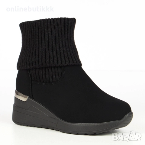 Удобни дамски боти с елегантна визия, снимка 2 - Дамски боти - 52393444