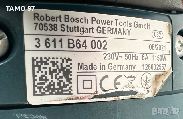 BOSCH GBH 5-40 DCE - Комбиниран перфоратор 1150W 8.0J, снимка 7 - Перфоратори - 52714819