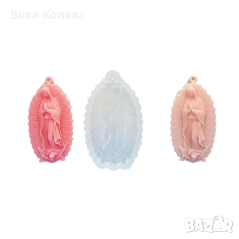 Силиконов Молд "Дева Мария" , снимка 4 - Форми - 52701787