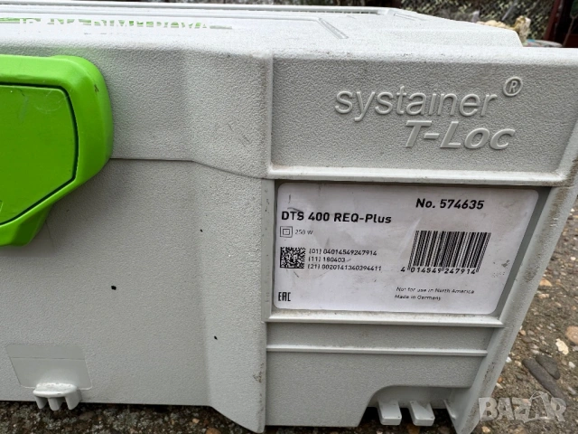 Festool dts400 REQ plus, снимка 3 - Куфари с инструменти - 53067034
