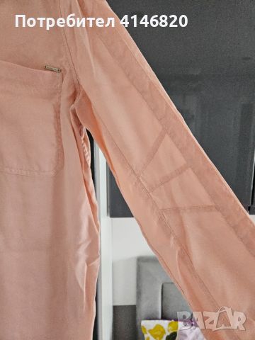 Оригинална CALVIN KLEIN -Pink Blush риза -размер L, снимка 4 - Ризи - 46414206