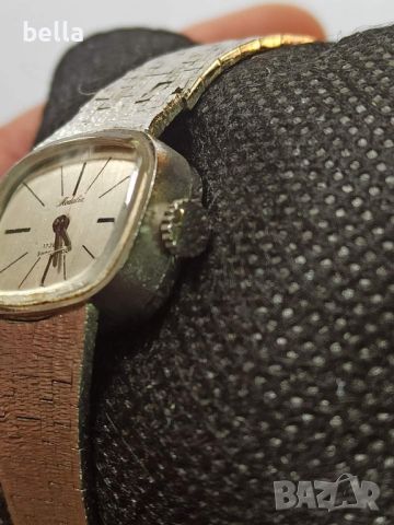 Сребърен дамски часовник Medalia 17 камъка-835 проба механика ,работещ,30 грама , снимка 10 - Антикварни и старинни предмети - 46358237