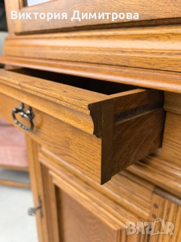 Ъглова витрина Антик , снимка 9 - Секции и витрини - 53611591