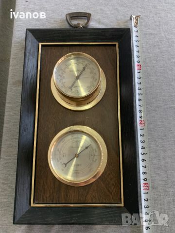 барометър термометър , снимка 1 - Антикварни и старинни предмети - 45495320