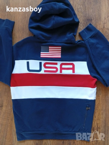 polo ralph lauren - страхотно мъжко горнище КАТО НОВО M, снимка 2 - Спортни дрехи, екипи - 53711782