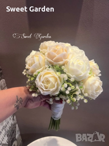 Стилни аранжировки от ароматни сапунени цветя, снимка 5 - Декорация за дома - 52881508