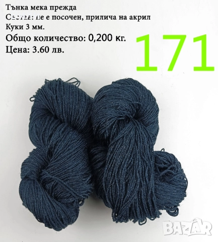 Евтини прежди в малки количества - нови и остатъци , снимка 9 - Други - 52042403