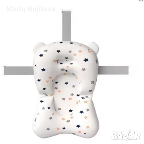 Сгъваема бебешка вана с термометър и възглавница, снимка 4 - Душ кабини и вани - 53002015