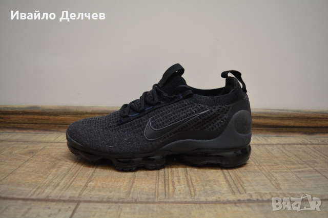 Nike Air Vapourmax 2021 Flyknit Black , снимка 6 - Маратонки - 44959583