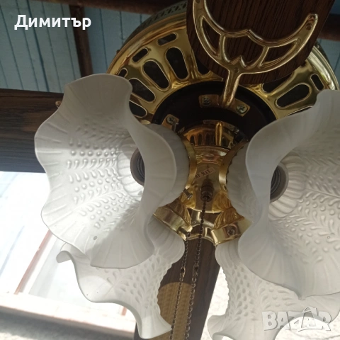 Полюлей с вентилатор , снимка 5 - Лампи за таван - 53582366