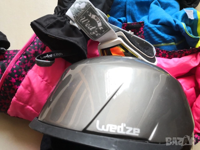 СКИ комплект за ръст 152см-каска-очила-ръкавици-яке-блузи-клин, снимка 12 - Зимни спортове - 53474526