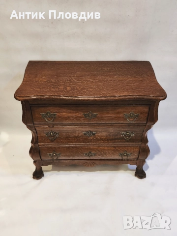 Класически скрин с извити профили, снимка 2 - Скринове - 52737418