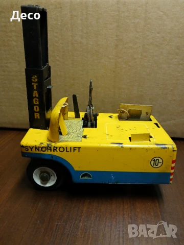 Стара ГДР играчка мотокар за ремонт., снимка 2 - Колекции - 50785078