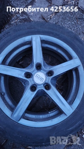 Продавам джанти 16" с зимни гуми + чисто нова резервна. Свалени от БМВ Е90 