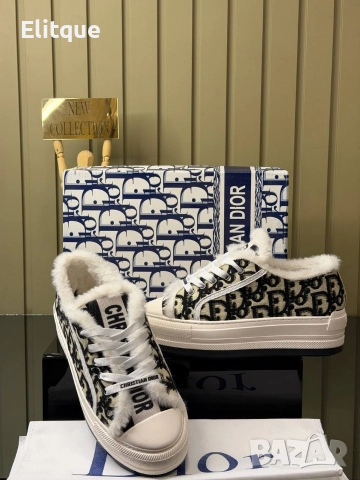 зимни дамски кецове Christian Dior , снимка 6 - Маратонки - 52939748