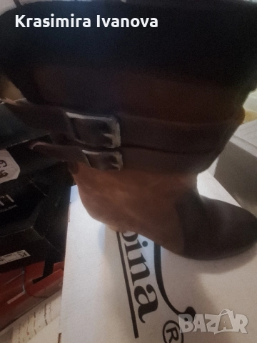 бота кафе кожа и набук , снимка 5 - Дамски боти - 52506670