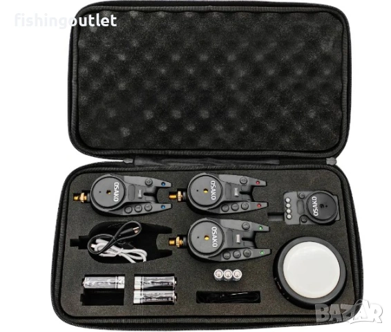 Сигнализатори OSAKO Prologiк C-SERIES 200мт обхват , с фенер за палатка ( 3+1 и 4+1 ), снимка 2 - Такъми - 53998552