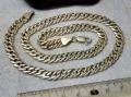 ODEMA 295 ВЕЛИКОЛЕПЕН СРЕБЪРЕН ЛАНЕЦ СРЕБРО 925 ЗДРАВА РЕТРО АРТ ПЛЕТКА РЪЧНА ИЗРАБОТКА 26765, снимка 1