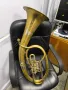 Weltklang Bb Tenor Horn(3RV) - Тенор Валдхорна Баритон с мундщук /made In Germany - DDR/, снимка 3