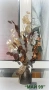 Ваза с клонки и седефени листа, снимка 2