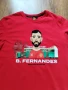 manchester united x B.Fernandes official product -футболна фенска тениска КАТО НОВА С, снимка 3
