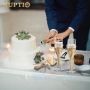 NUPTIO Сватбен подарък - чаши за шампанско, ножове за торта, персонализирана подаръчна кутия, снимка 3