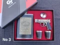Подаръчен комплект Jack Daniel's,манерка,запалка и чаши,четири модела, снимка 8