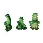 5721 Зелени фигурки Двойка жаби сувенир за късмет и декорация, 8 см, снимка 4