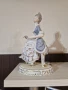 Прекрасна антикварна колекционерска унгарска фигура статуетка Hollohaza , снимка 5