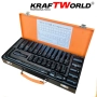 Комплект ударни вложки 27 части KraftWorld – 1/2″, с удължител и ударен кардан, снимка 5