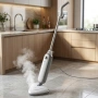 Мощен парен моп 1300W – дълбоко почистване, 25 г/мин пара и приставка за килими, снимка 1